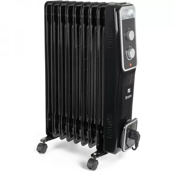 Olejový radiátor G21 Bromo černý, 9 žeber, 2000 W 777064