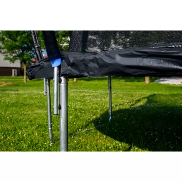 Trampolína G21 SpaceJump, 305 cm, černá, s ochrannou sítí + schůdky zdarma