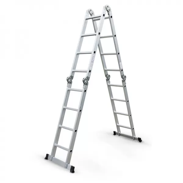 Hliníkový rebrík G21 GA-SZ-4x4-4,6M multifunkčný + podl.