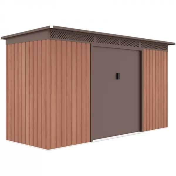 Zahradní domek G21 GRAH 483 - 340 x 142 cm, hnědý 6390092
