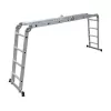 Hliníkový rebrík G21 GA-SZ-4x4-4,6M multifunkčný + podl.
