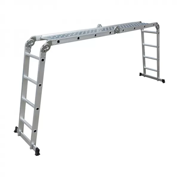 Hliníkový rebrík G21 GA-SZ-4x4-4,6M multifunkčný + podl.