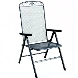 Polohovatelné křeslo z tahokovu Savoy