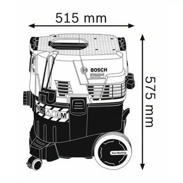 Vysavač na suché a mokré vysávání Bosch GAS 35 M AFC Professional 0.601.9C3.100