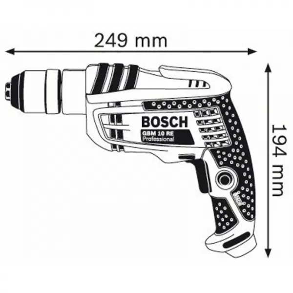 Vrtačka Bosch GBM 10 RE Professional