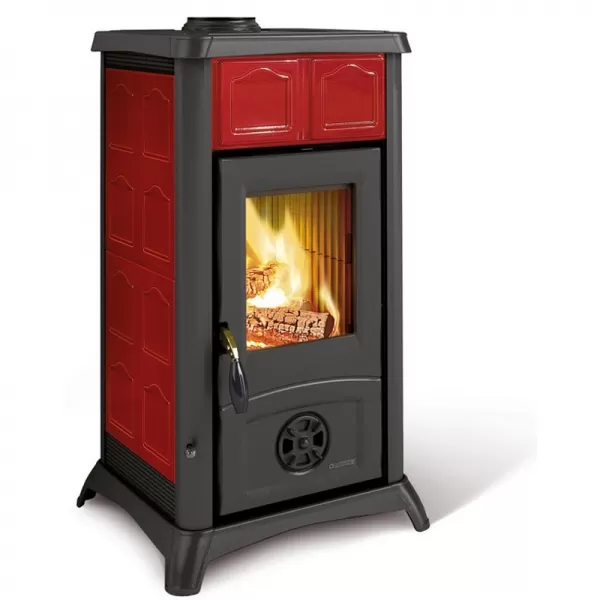 Kachlová kamna bordó Nordica Gemma Elegance