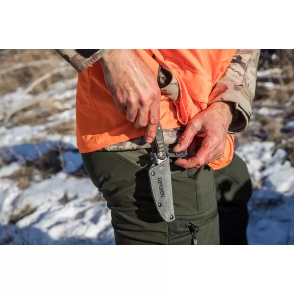 Nůž Downwind Drop Point - černý Gerber 1059840