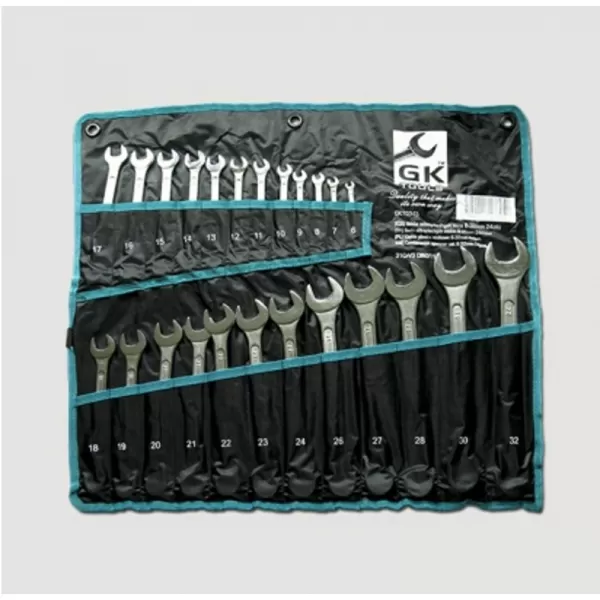 Sada klíčů očkopl. 6-32 mm 24 dílů chrom-obal GK TOOLS GK10345