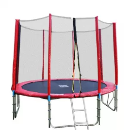 Trampolína 305 cm s ochrannou sítí + žebřík + krycí plachta GoodJump