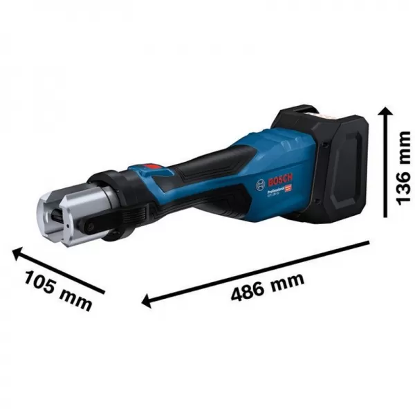 Aku lisovací nářadí 18V bez aku Bosch GPT 18V-32 06019M2104