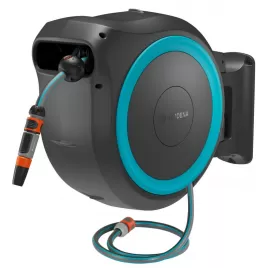 Aku nástěnný box na hadici PowerRoll XXL - 18V 1x2,5Ah, 40 m, tyrkysový Gardena 118645-20