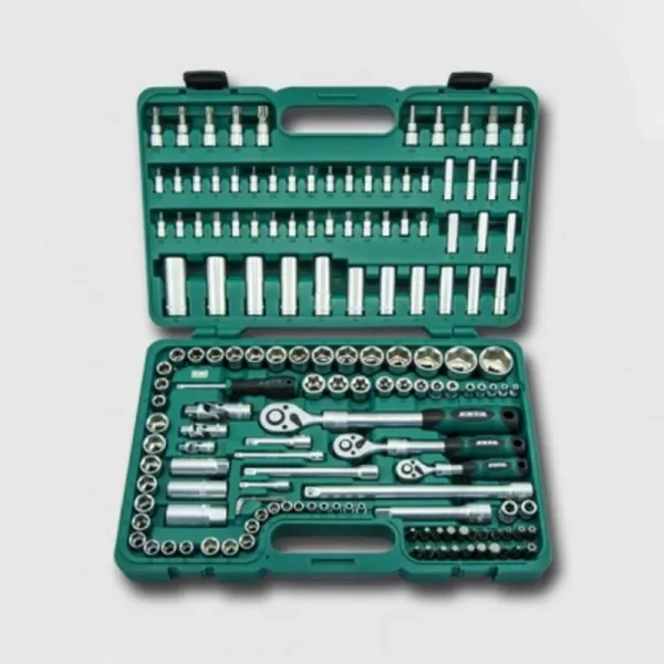 Sada hlavic 1/4"-3/8"-1/2" 155 dílů Xtline HONITON H4455