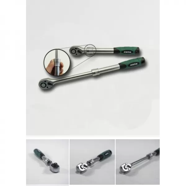 Ráčna teleskopická 72 zubů 1/2" 300-445mm Profi HONITON H8643