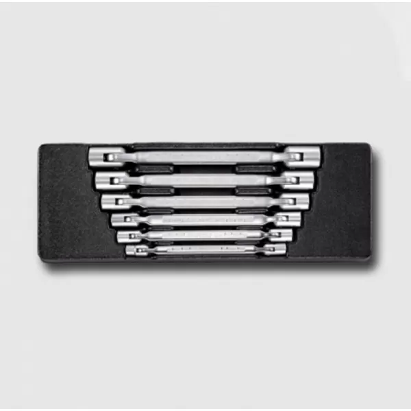 Sada nástrčných klíčů, dvanáctihran 6 dílů, plastové plato A HONITON HA060