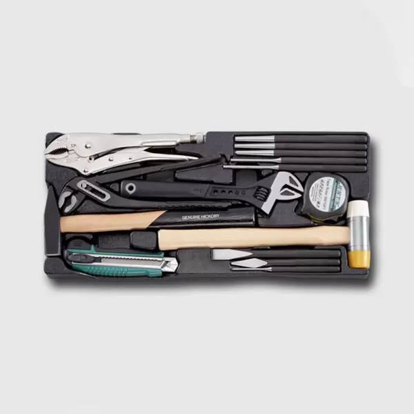 Sada nářadí, 15 dílů, plastové plato HONITON HA150