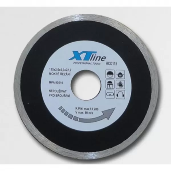 Kotouč diamantový plný laser 125x22,2 Xtline HCO125