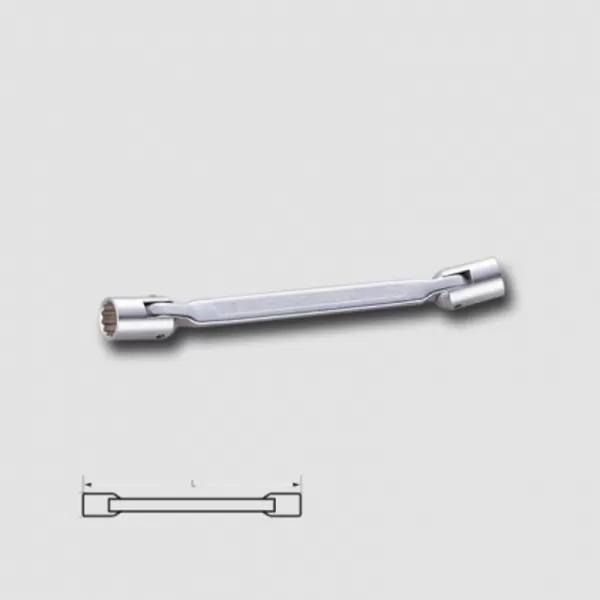 Klíč nástrčný oboustranný dvanáctihranný 40CRV 18x19mm HONITON HF1819E