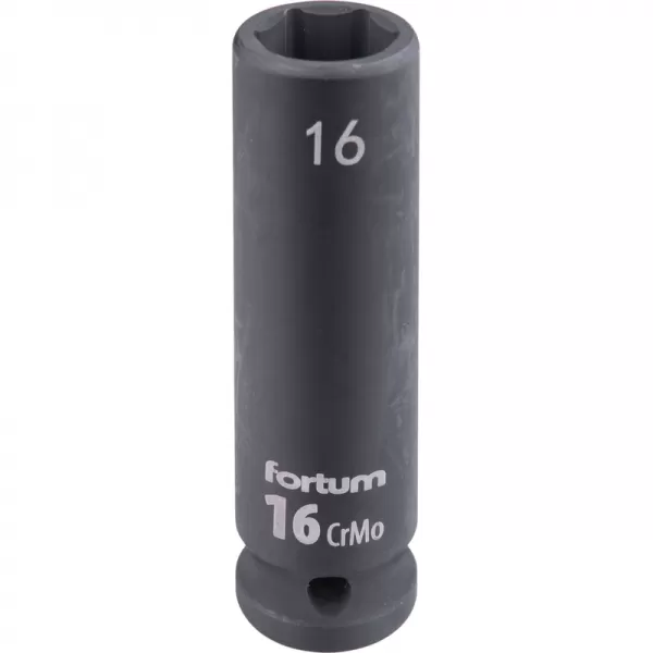 Hlavice nástrčná rázová 1/2", 16mm, L 78mm, CrMoV Fortum 4703216