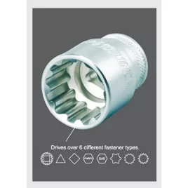 Hlavice nástrčná 1/4" 4,5mm 40CRV HONIDRIVER H2245