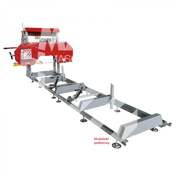 Kmenová pásová pila na dřevo s benzínovým motorem Holzmann BBS550SMART-G