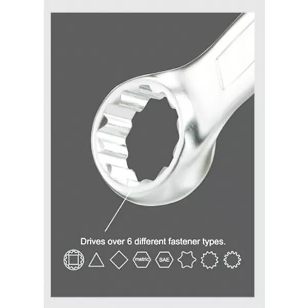 22-ti dílná sada očloplochých klíčů DIN3113 40CrV HONIDRIVER HCW11522