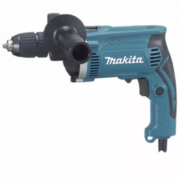 Příklepová vrtačka + kufr a rychlosklíčidlo Makita HP1631K