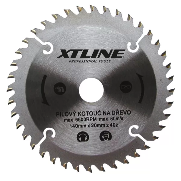 Kotouč pilový s SK plátky - trapéz | 255x2,5x30 mm, 80 zubů