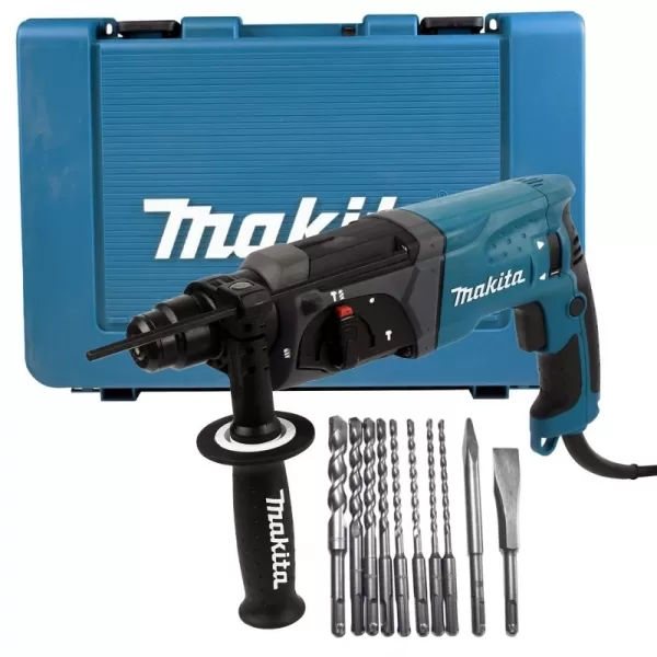 Kombinované kladivo s příslušenstvím Makita HR2470X16