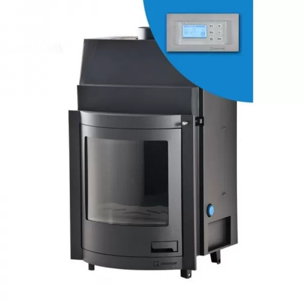 Krbová vložka s výměníkem a automatickou regulací AQUAFLAM 17 PANORAMA