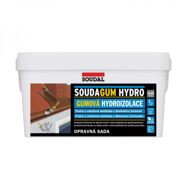 Soudagum Hydro gumová hydroizolace 1 kg Soudal 1511401