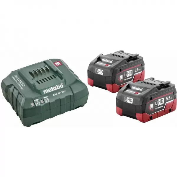 Súprava akumulátorov 18 V/5,5 Ah LiHD SE PP Metabo 685122000