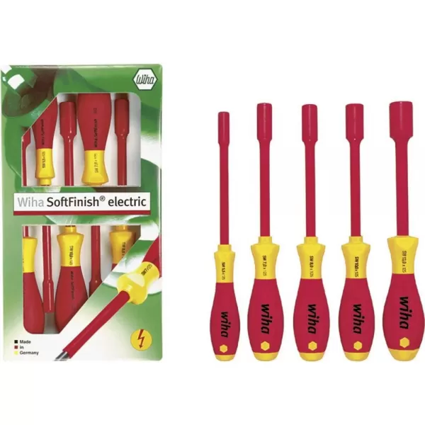 5dílná sada šestihranných nástrčných klíčů Wiha 29466