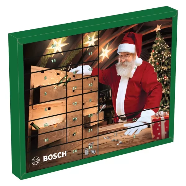 Adventný kalendár 2026 s praktickou 44-dielnou sadou náradia Bosch 6035952399