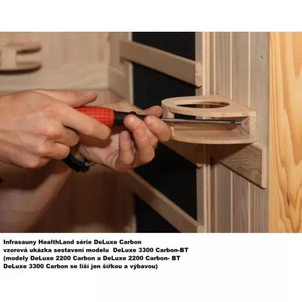 Infrasauna DeLUXE 3300 Carbon-BT