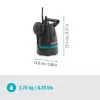 Ponorné čerpadlo pro čistou vodu 8600 BASIC Gardena 9001-47