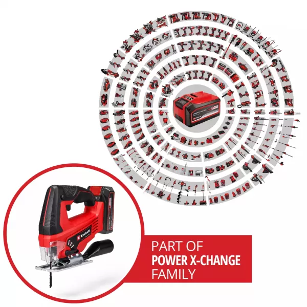 Aku přímočará pila 18V/2,5Ah TC-JS 18/70 Li Cordless Jig Saw Einhell 4321280