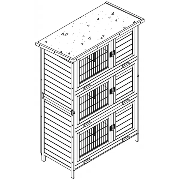 Králíkárna dřevěná MacHook 3 J.A.D. TOOLS 6972