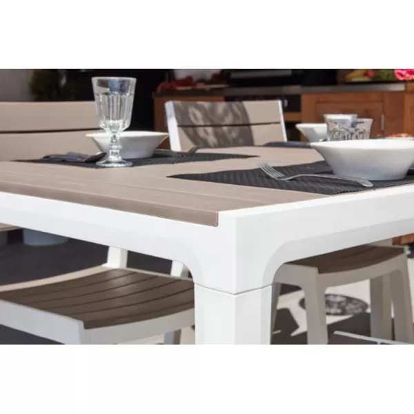 Záhradný stôl Keter Harmony white / cappuccino