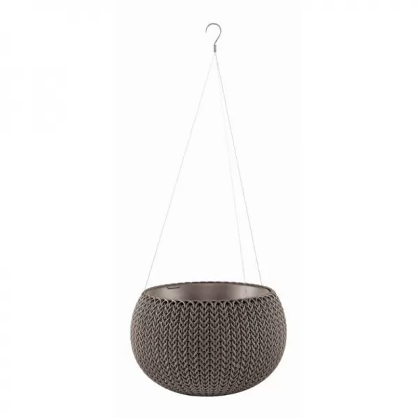 Závesný kvetináč Keter COSY S Harvest Brown