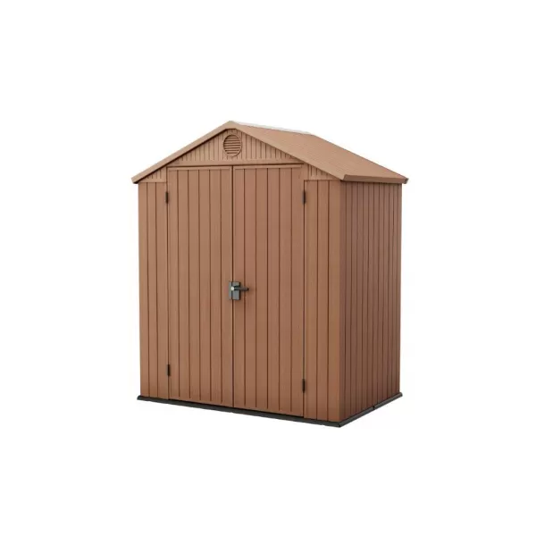 Zahradní domek 6 x 4 hnědý, s podlahou Keter Darwi