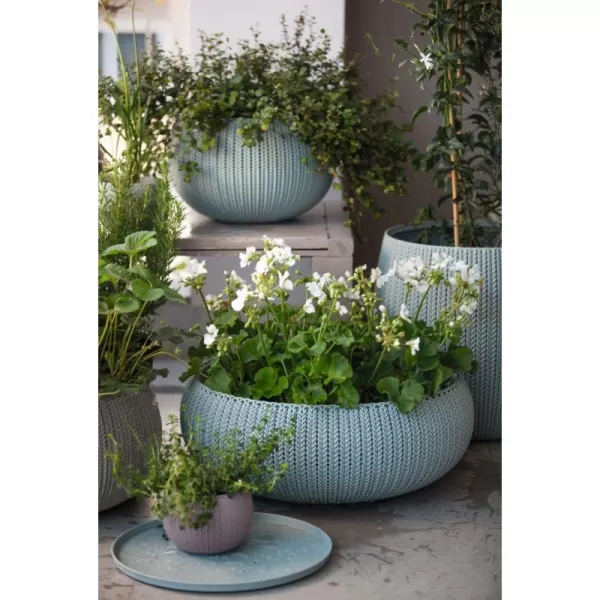 Květináč Keter COZY M závěsný Dune