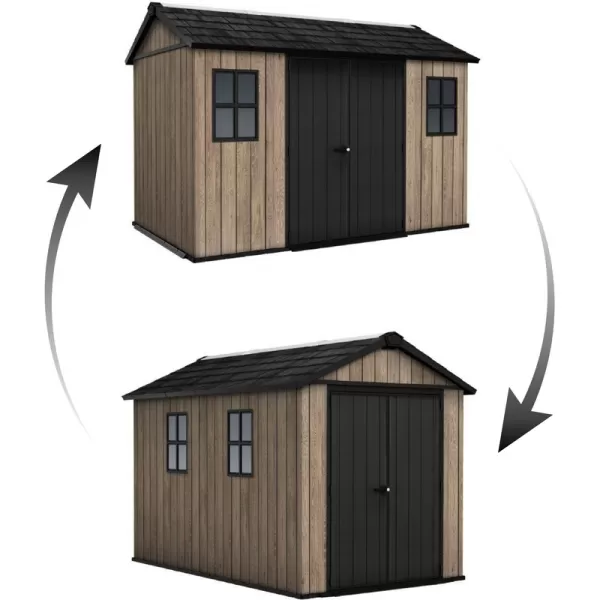 Zahradní domek 7,5 x 11 Ashwood, s podlahou Keter Apex 612048