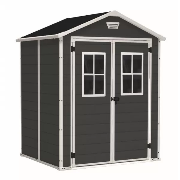 Záhradný domček Keter MANOR 6 x 5 DD tmavo šedý