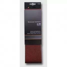 Brusný pás 75x533mm, zr.80 1balení 3ks STAVTOOL KL04208