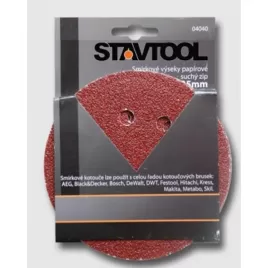 Brusný výsek-suchý zip 125mm, zr60 1balení 6ks STAVTOOL KL04060