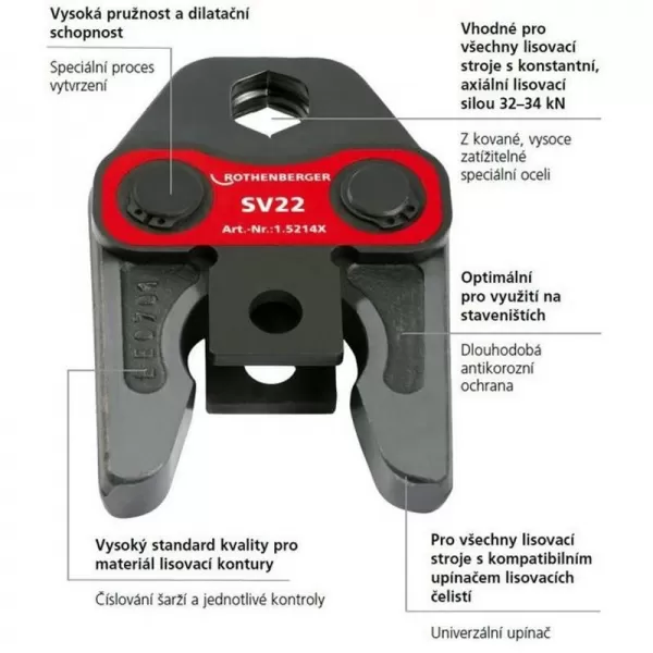 Lisovací čelisti ROTHENBERGER TH 26