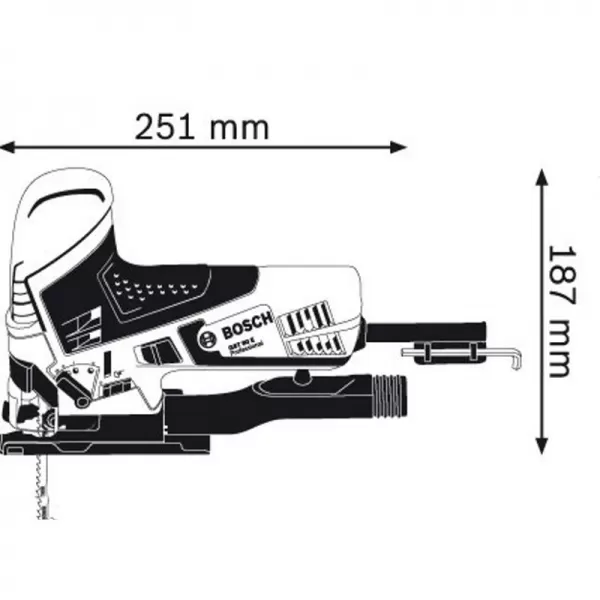 Kmitací pila Bosch GST 90 E 0.601.58G.000