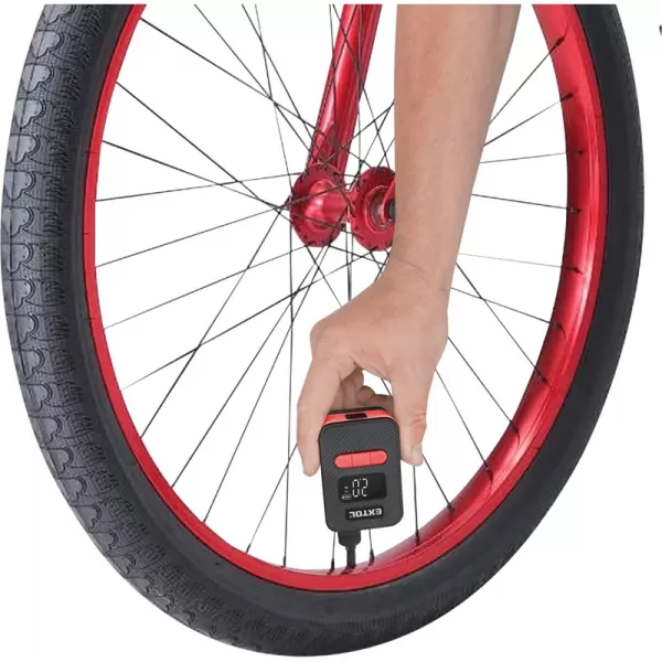 Aku kompresor 8V/0,5 Ah 10,3bar, USB nabíjení Extol Premium 8891512