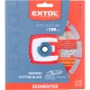 Kotouč diamantový řezný segmentový - suché řezání, 150x22,2x2mm Extol Premium 8803013
