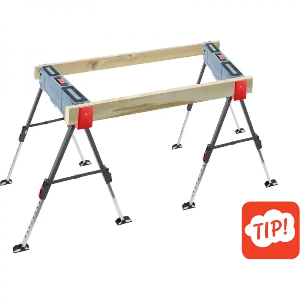 Koza stavební skládací 1kus, nosnost 550kg, výška 60-85cm Extol Premium 8859999